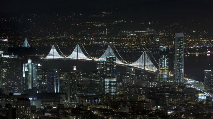 旧金山海湾大桥照明设计案例